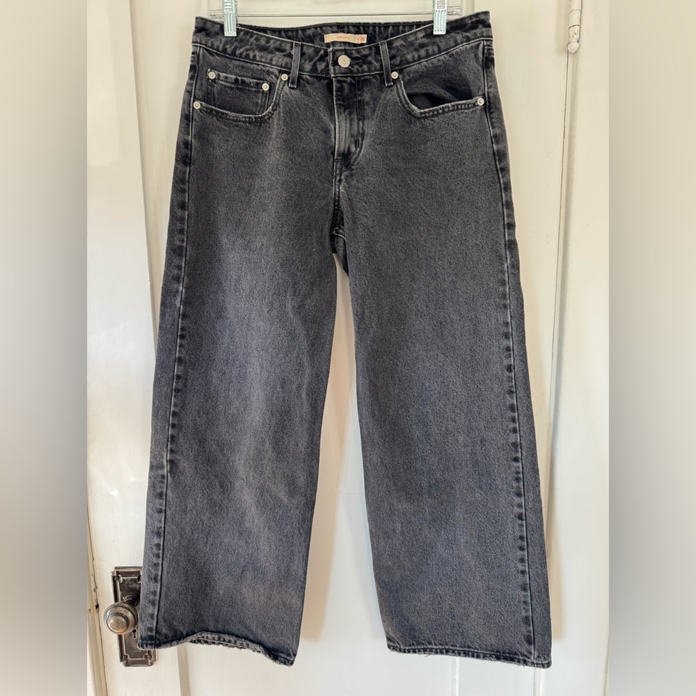 Levi’s Low Loose Women’s Jeans, Size 30, 30” inseam, Black